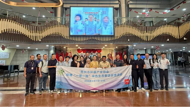 依斯倍蘇環(huán)協(xié)一行受邀參與印尼水處理展覽會(huì)IndoWaterExpo，共建綠色生態(tài)新道路